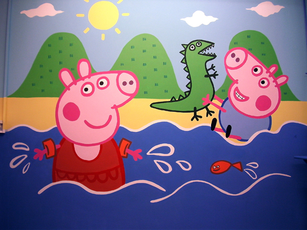 Painting Pictures wit hPeppa Pig 